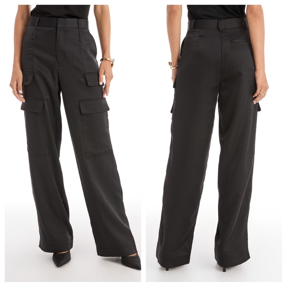 Noli Satin Cargo Pants